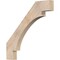 Ekena Millwork 3 1/2"W x 34"D x 34"H Merced Smooth Knee Brace, Douglas Fir BRC04X34X34MRC00SDF - alternate 1